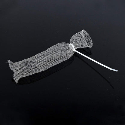 48 PCS Lint Traps Washing Machine Lint Trap Stainless Steel lint Snare Traps Laundry Mesh Washer Hose Filter Washing Machine Lint Snare, Lint Traps Hose Screen Filter Catcher with 48 Nylon Cable Ties