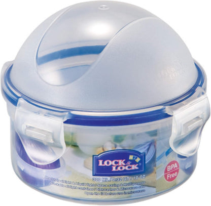 LocknLock Easy Essentials Food Storage lids/Airtight containers, BPA Free, Onion-10 oz, Clear