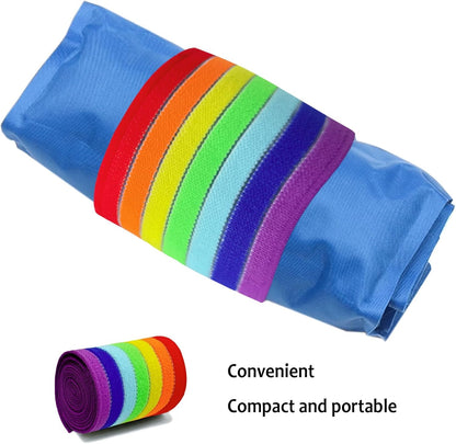 Cold Pack Strap, Elastic Belt to Wrap Cold Pack, Ice Pack Extender Strap, Add Length to Most Ice Pack, Multifunctional (Black)