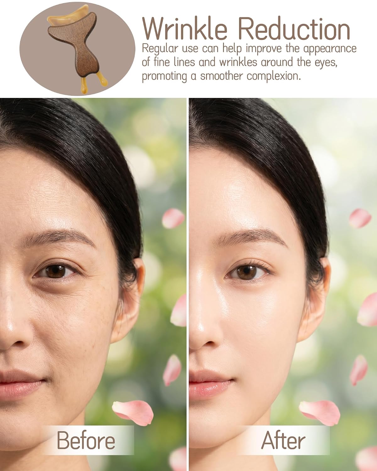 Eye Facial Massage Tool - Multi-Function Manual Massager for Face, Eye, Neck, and Jawline - Portable Gua Sha Tool for Home Salon Use - Ideal Gifts for Women