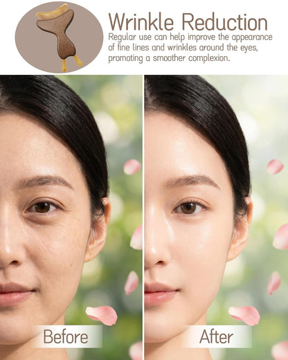 Eye Facial Massage Tool - Multi-Function Manual Massager for Face, Eye, Neck, and Jawline - Portable Gua Sha Tool for Home Salon Use - Ideal Gifts for Women