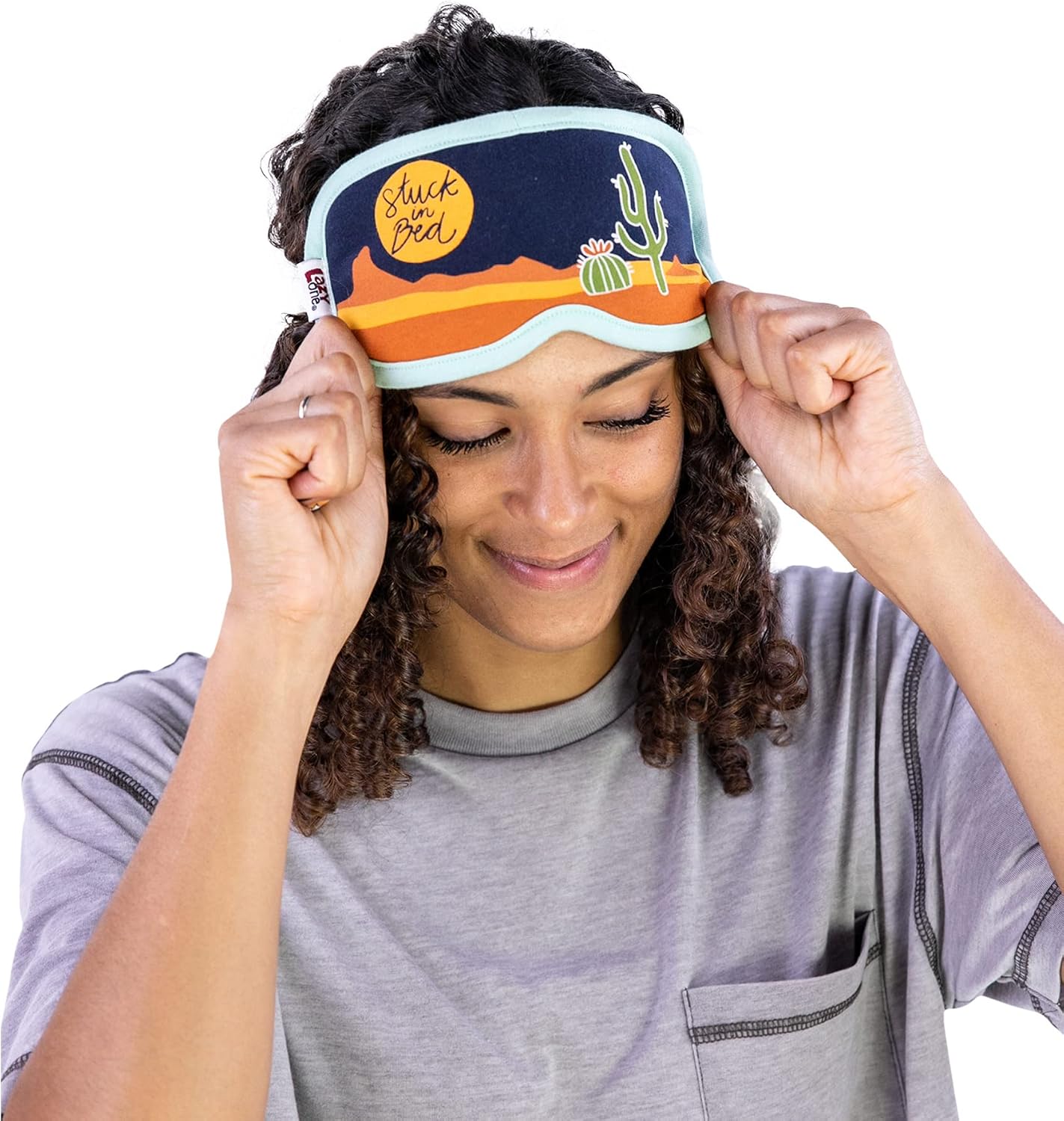 Lazy One Women's Cotton Face Mask for Sleep, Washable Sleeping Mask for Adults