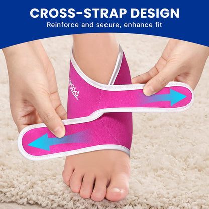 Ankle Ice Pack Wrap for Swelling Foot Heel Pain Relief Reusable Gel-1Pack