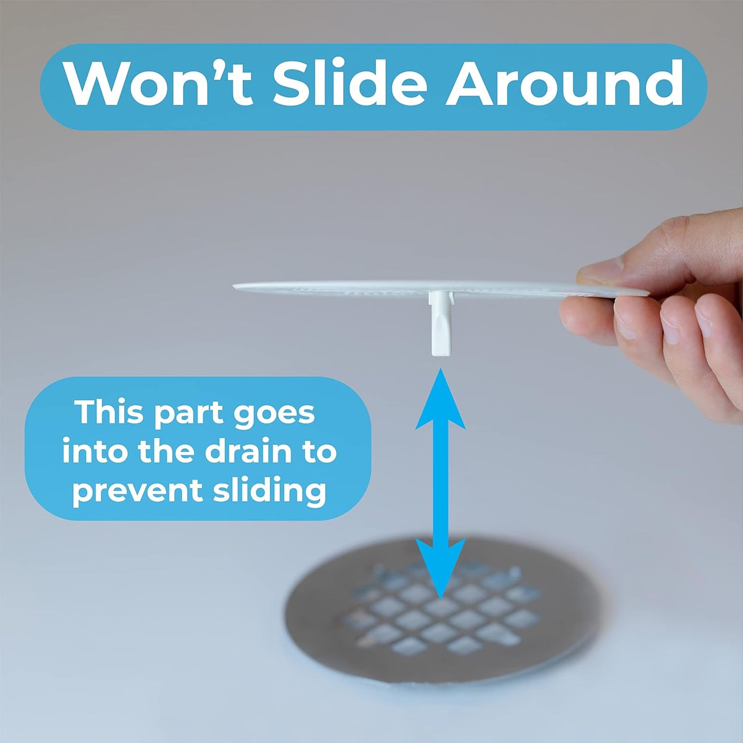 Disposable HairClaw 20 Pack | Flat Shower Drain Hair Catcher Strainer Trap | Eco-Friendly Bioplastic