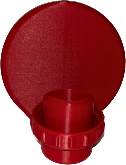 Laundry Detergent Cap Holder with Drip Return – No-Mess Cup Rest for Large Detergent Bottles – Saves Detergent & Money (RED - Arm & Hammer, Persil, Purex, Xtra)