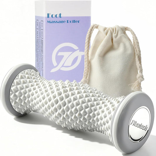 FREATECH Foot Massager Roller with 459 Spiky Massage Points, Durable PP Material, Plantar Fasciitis Relief, Deep Massage for Heel & Arch Pain, Reflexology Acupressure Tool for Muscle Relaxation