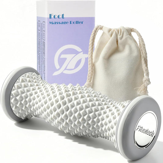FREATECH Foot Massager Roller with 459 Spiky Massage Points, Durable PP Material, Plantar Fasciitis Relief, Deep Massage for Heel & Arch Pain, Reflexology Acupressure Tool for Muscle Relaxation