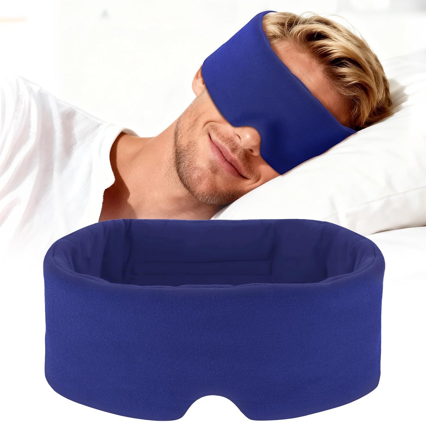 Silk Sleep Mask – 100% Mulberry Silk Eye Mask for Sleeping, Soft Slip Feel, Adjustable Headband, Blackout for Side Sleepers, Men & Women | Soft Slip Feel, Adjustable Headband, Blackout for Side Sleepers, Men & Women