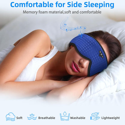 3D Sleep Mask with Bluetooth Headphones, Adjustable Bluetooth Eye Mask
