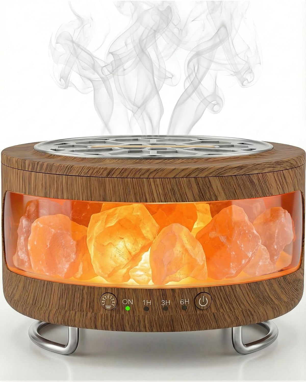 Essential Oil Diffuser with Himalayan Salt Lamp, Scent Diffusers for Home