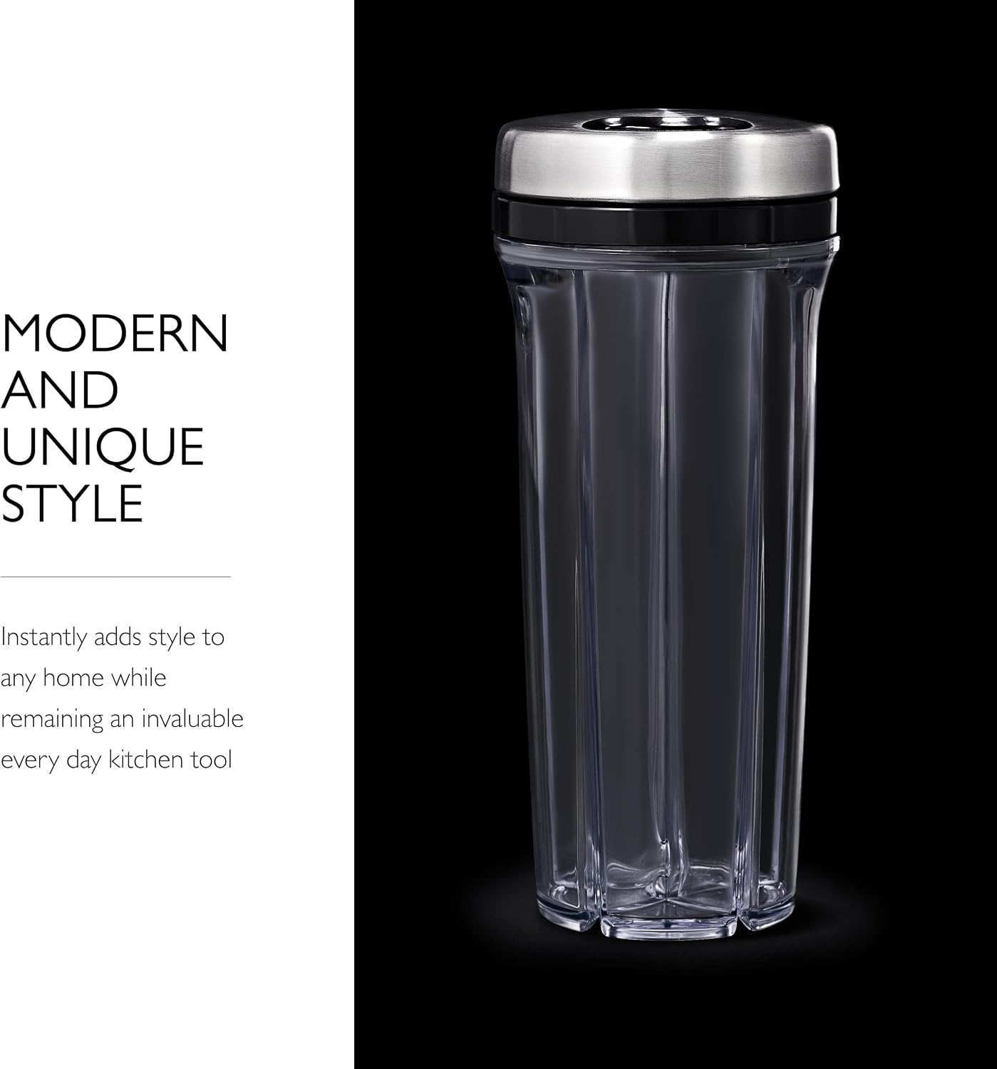 Cole & Mason Saunderton Spice Storage & Shaker - Herb Keeper for Refrigerator, Countertop or Cabinet - Divided Food Storage Container - Spice Shaker with Lid - Clear/Silver