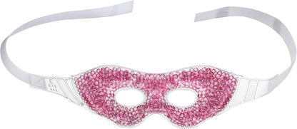 Eye See Gel Eye Mask, Orange - Cold Compress Ice Pack with Gel Beads - Microwave Safe for Heat Therapy - Great for Puffy Eyes, Dark Circles, Dry Eyes, Soothing Headaches