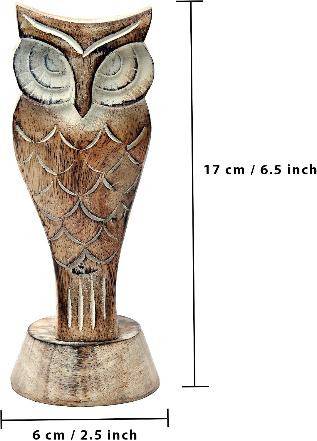 KSJONE Gift Packaged Unique Owl Spectacle Holder Wooden Eye glasses Stand Handmade Gift for Women and Men Home Office Gift for Teacher Him Her Mom Dad Desk Organizer for All Ages Unique Fathers Gift