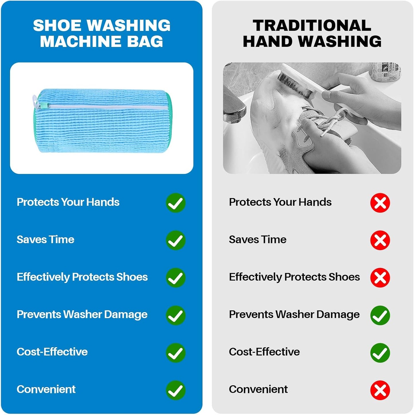 Shoe Washing Machine Bag: Laundry Shoe Bag for Washer and Dryer - 2pc Reusable Shoe Cleaning Bag for Sneaker Tennis Shoes Unstain Cleaner Kit (Yellow 2pcs)