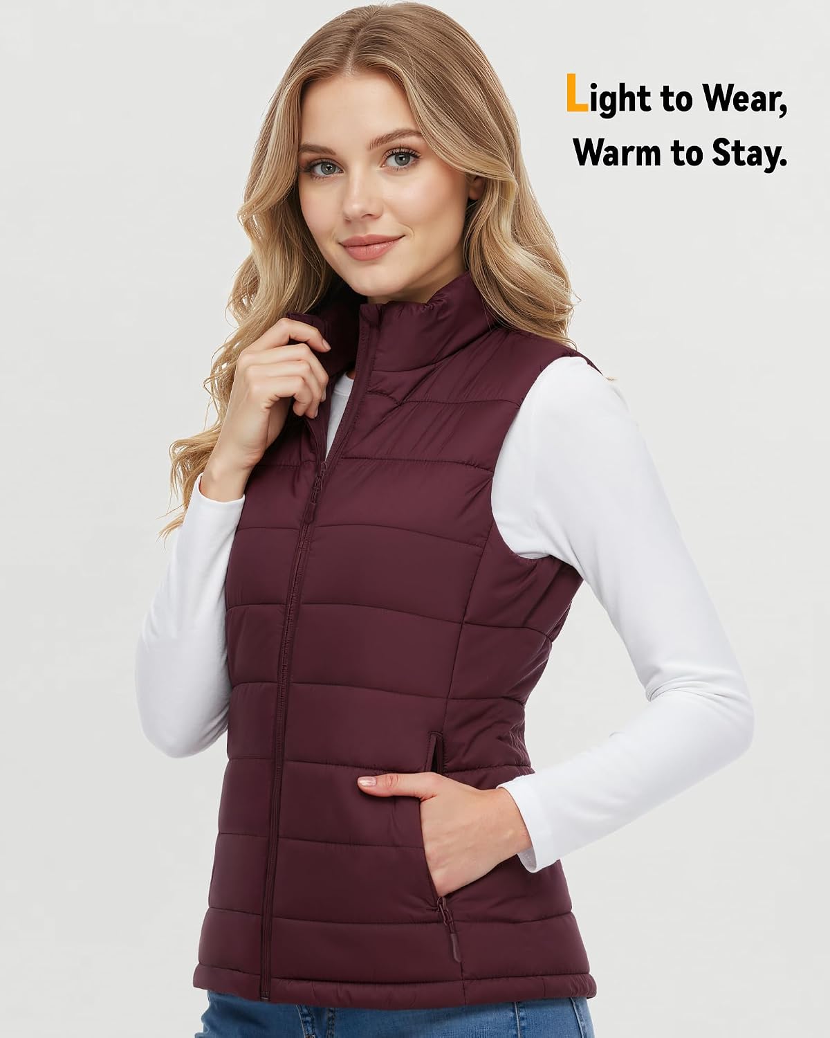 Wulcea Graphene Heated Vest For Women 7.4V Fast Charge Large Capacity Battery