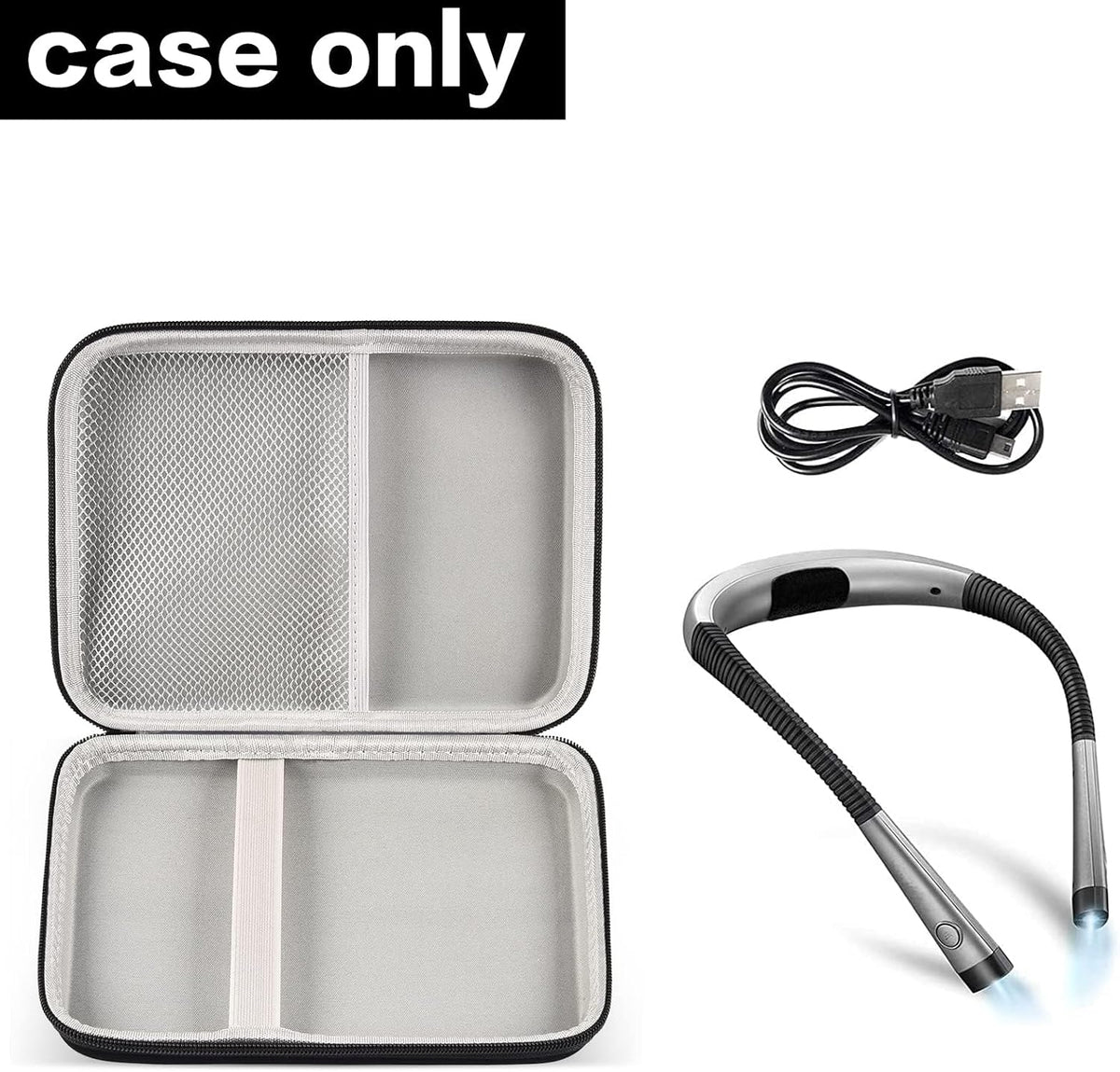 GWCASE Hard Carrying Case for Glocusent for Vekkia LED Neck Reading Lights