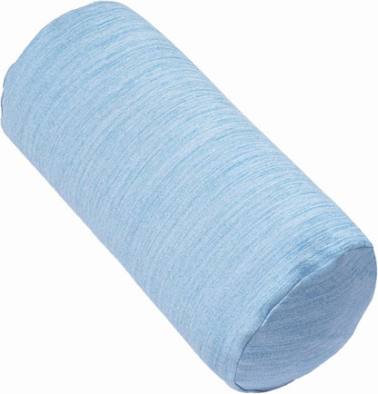 1 MIDDLE ONE Round Cylinder Bolster Pillow with Removable Cooling Cover, Tube Roll Cervical Pillow for Head, Neck, Back and Legs Support, 13"x 6", Grey