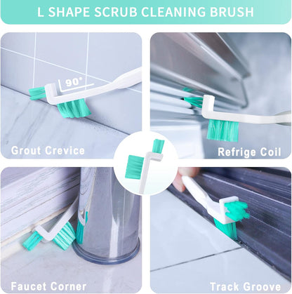 Lumkew Small Cleaning Brush Tight Spaces, 8pcs Crevice Cleaning Brushes Tool for Household Use, Tiny Cleaning Brush Mini Parts Humidifier Toaster