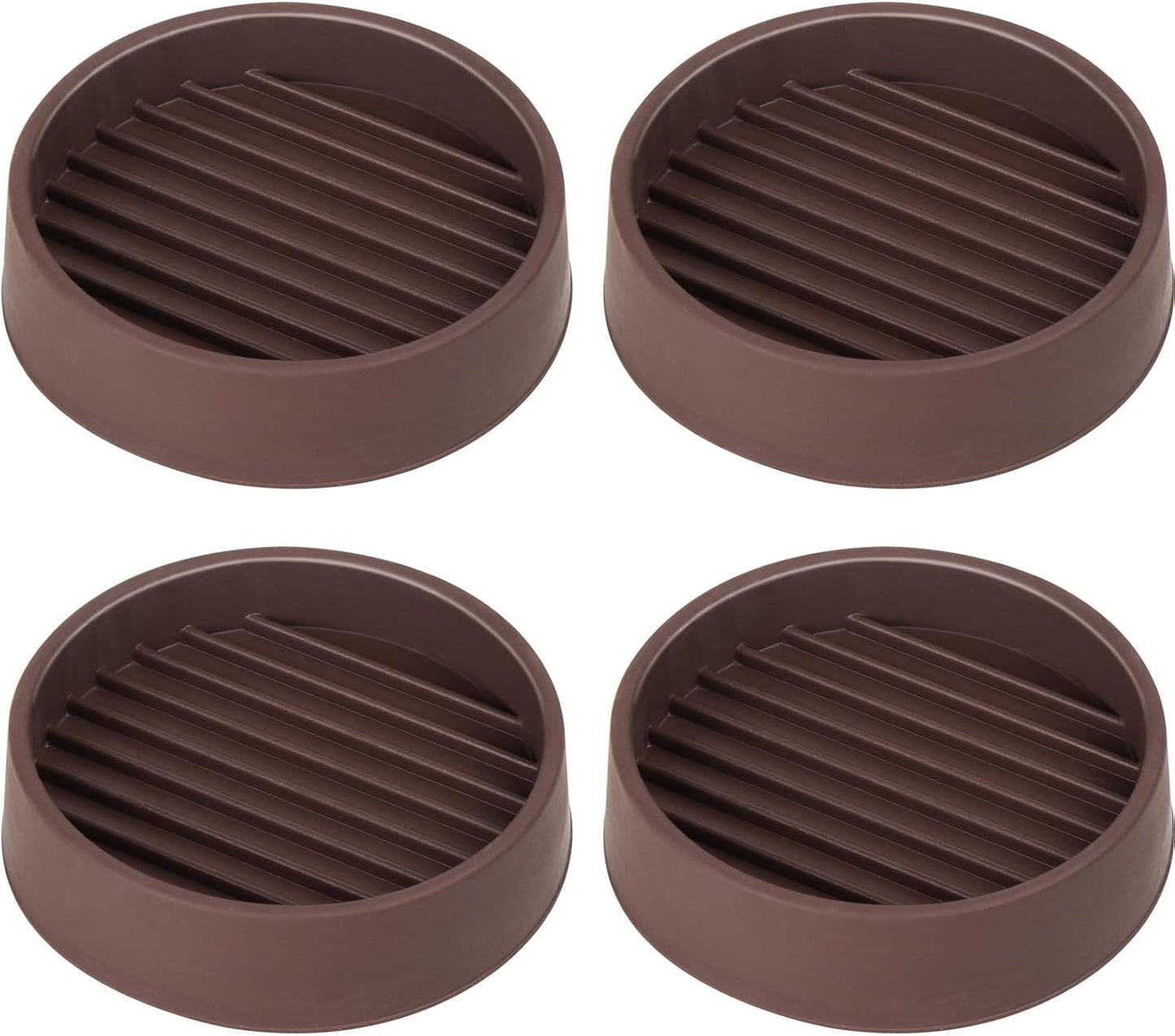 Furniture Pads 3x3 Non Slip Rubber Furniture Caster Cup for Hardwood Floors