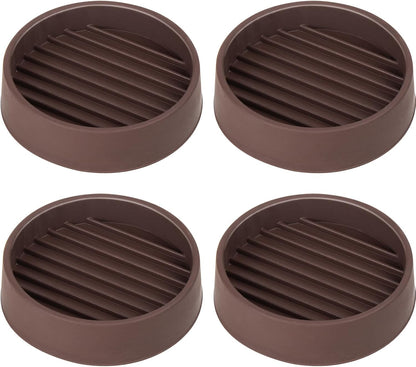 Furniture Pads 3x3 Non Slip Rubber Furniture Caster Cup for Hardwood Floors