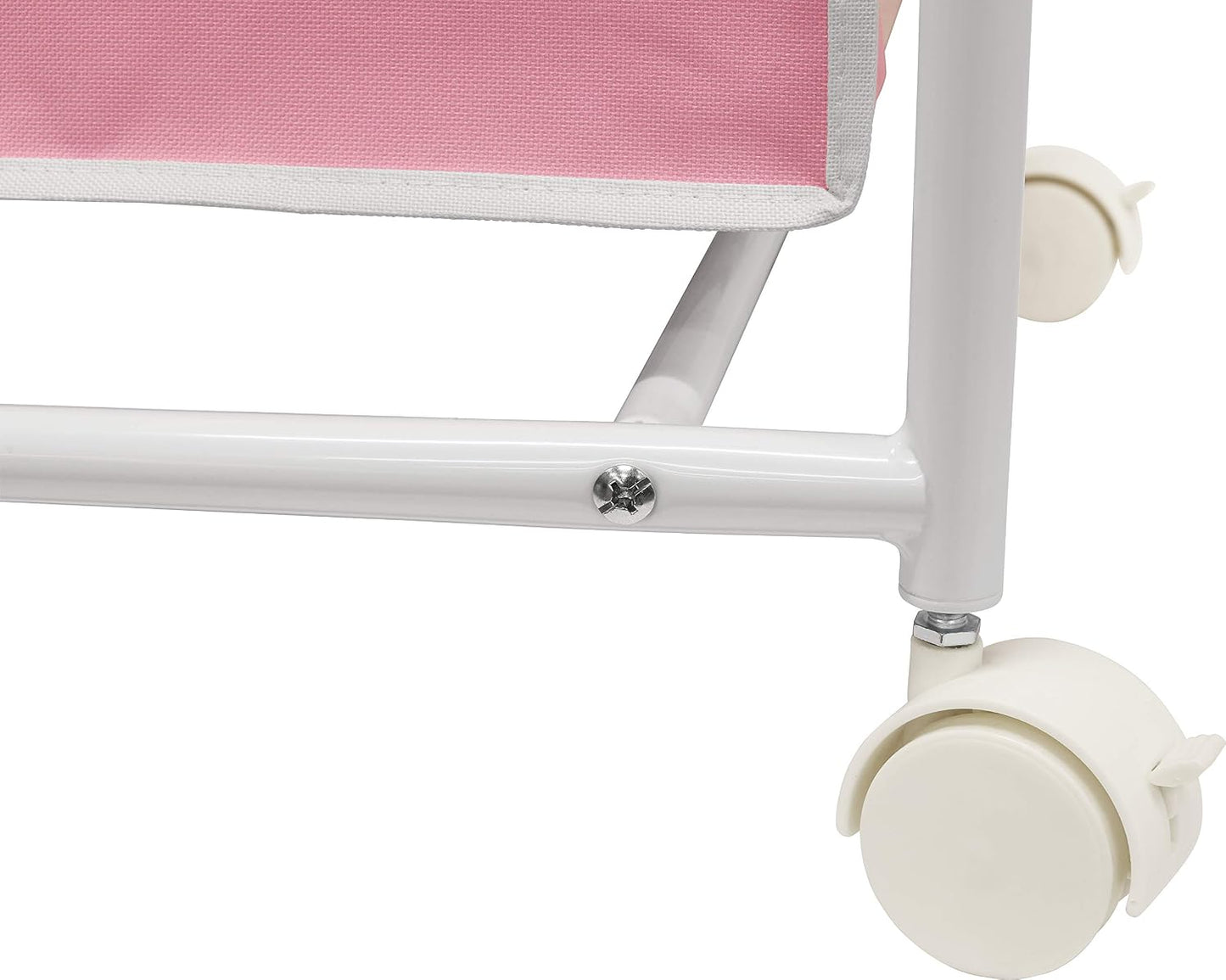 Simple Houseware 2-Bag Heavy Duty Laundry Sorter Rolling Cart, Dark Grey | Removable Bags and Lockable Wheels for Laundry Room Organization