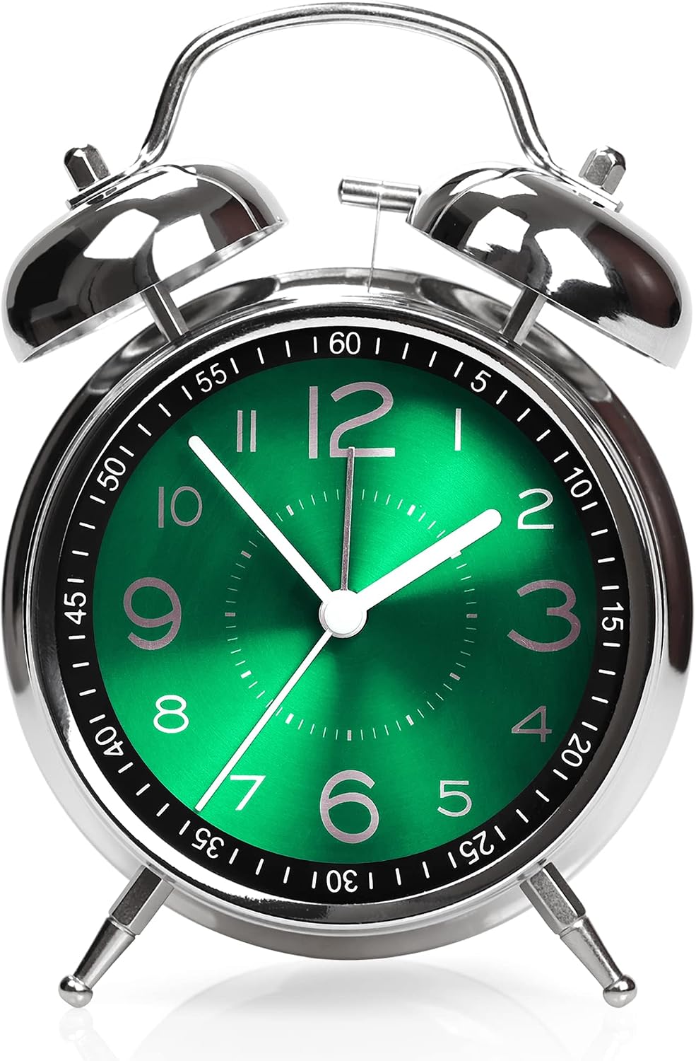 AYRELY® Super Loud Alarm Clock for Heavy Sleepers, 4.5 Inch Twin Bell Retro