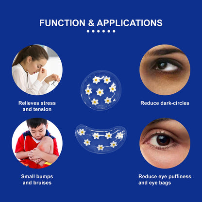 ZNÖCUETÖD Gel Ice Pack Reusable Cooling Eye Pads and Under Eye Patches