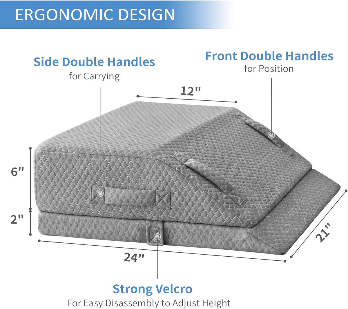 KingPavonini Adjustable Leg Elevation Pillows for Swelling & Pain Relief