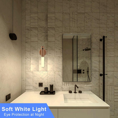 LANDGOO Motion Sensor Wall Sconce, Rechargeable, Night Lights, Warm White