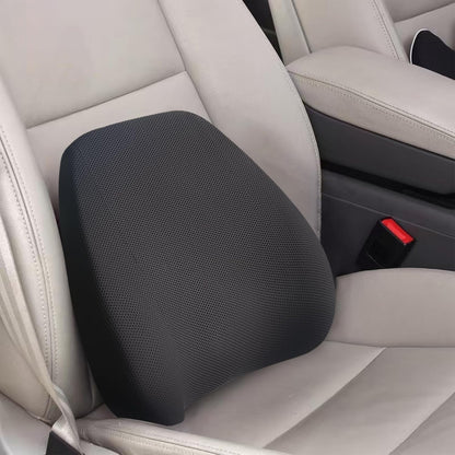 Super Cozy Lumbar Support Pillow for Car/Office Chair, 100% Memory Foam