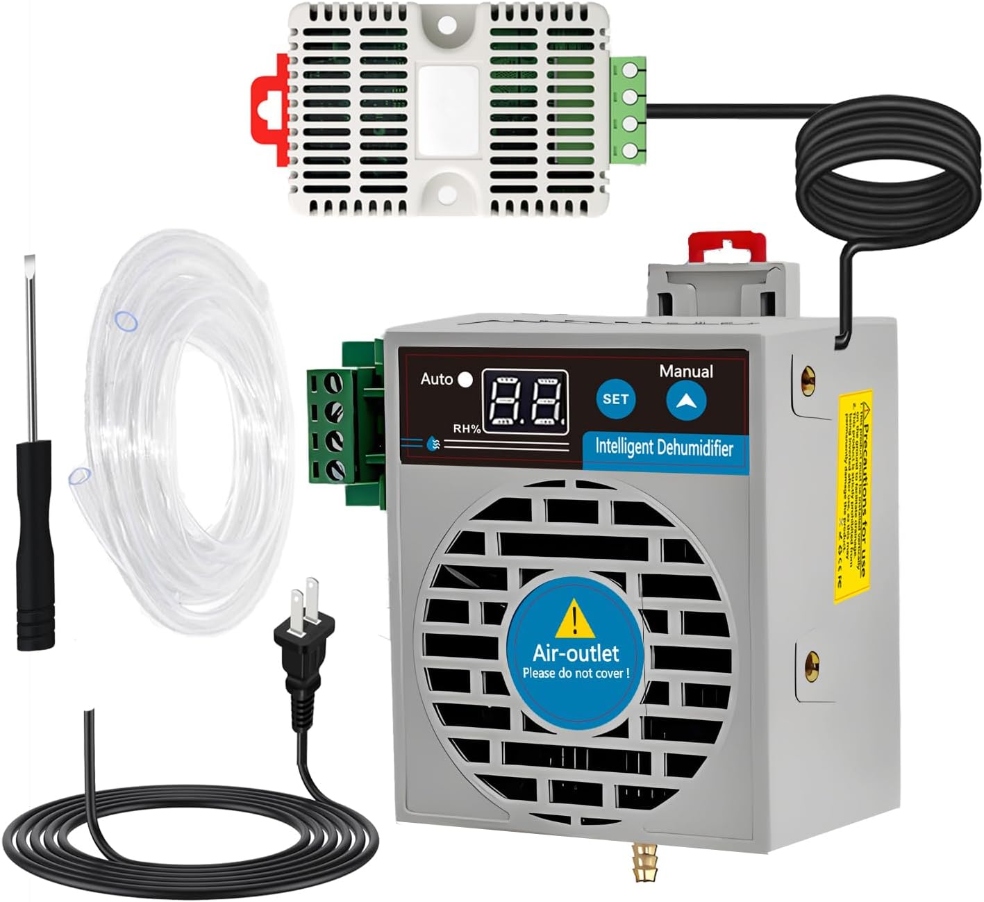 Mini Dehumidifier for Confined Space Electric Box/Storage Cabinet/Closet/Safes/Grow Tent