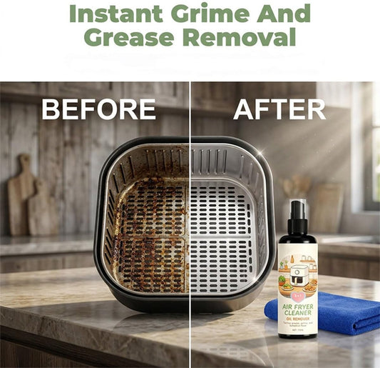 Air Fryer Cleaner and Degreaser Spray, Multi Surface Removes Grease, Grime, Oil Remover, Fast-Acting Kitchen Appliances (2PCS)
