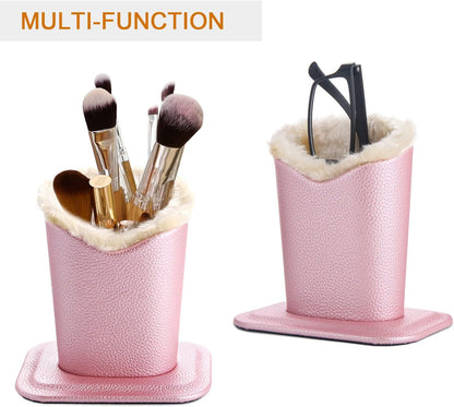 Plush Lined Eyeglasses Holder,Glasses Storage Organizer for Desk, Nightstand, Office,Eyewear Display Case,2 Packs