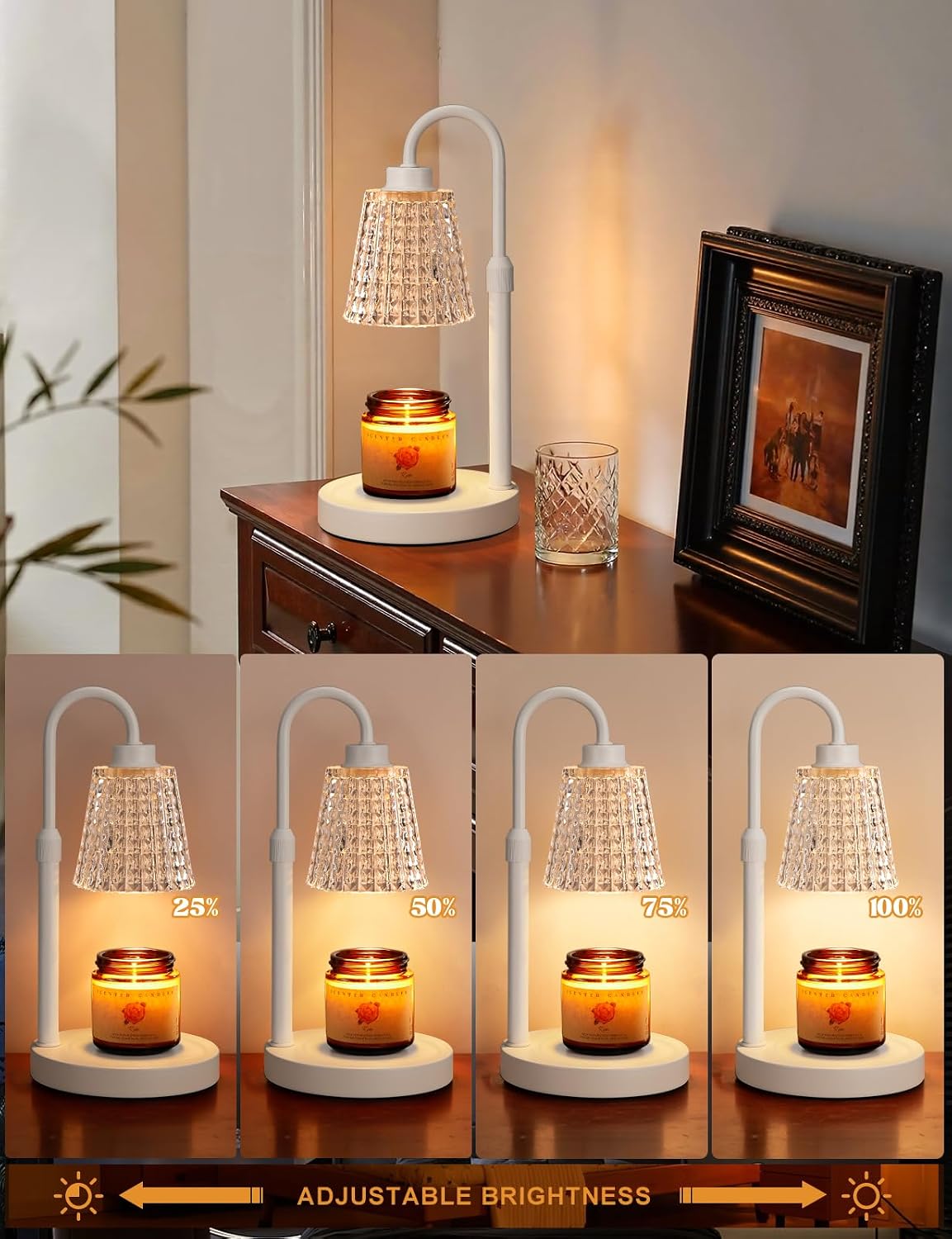 Candle Warmer Lamp with Timer Home Decor Birthday Gifts for Women