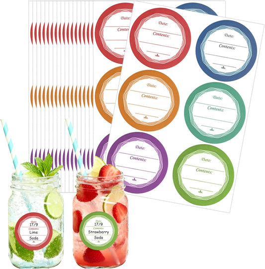 Mason Jars Labels, Canning Label, Jar Stickers, Removable