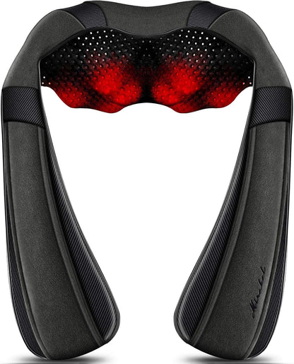 Shiatsu Neck and Back Massager with Heat for Pain Relief Deep Tissue Gifts