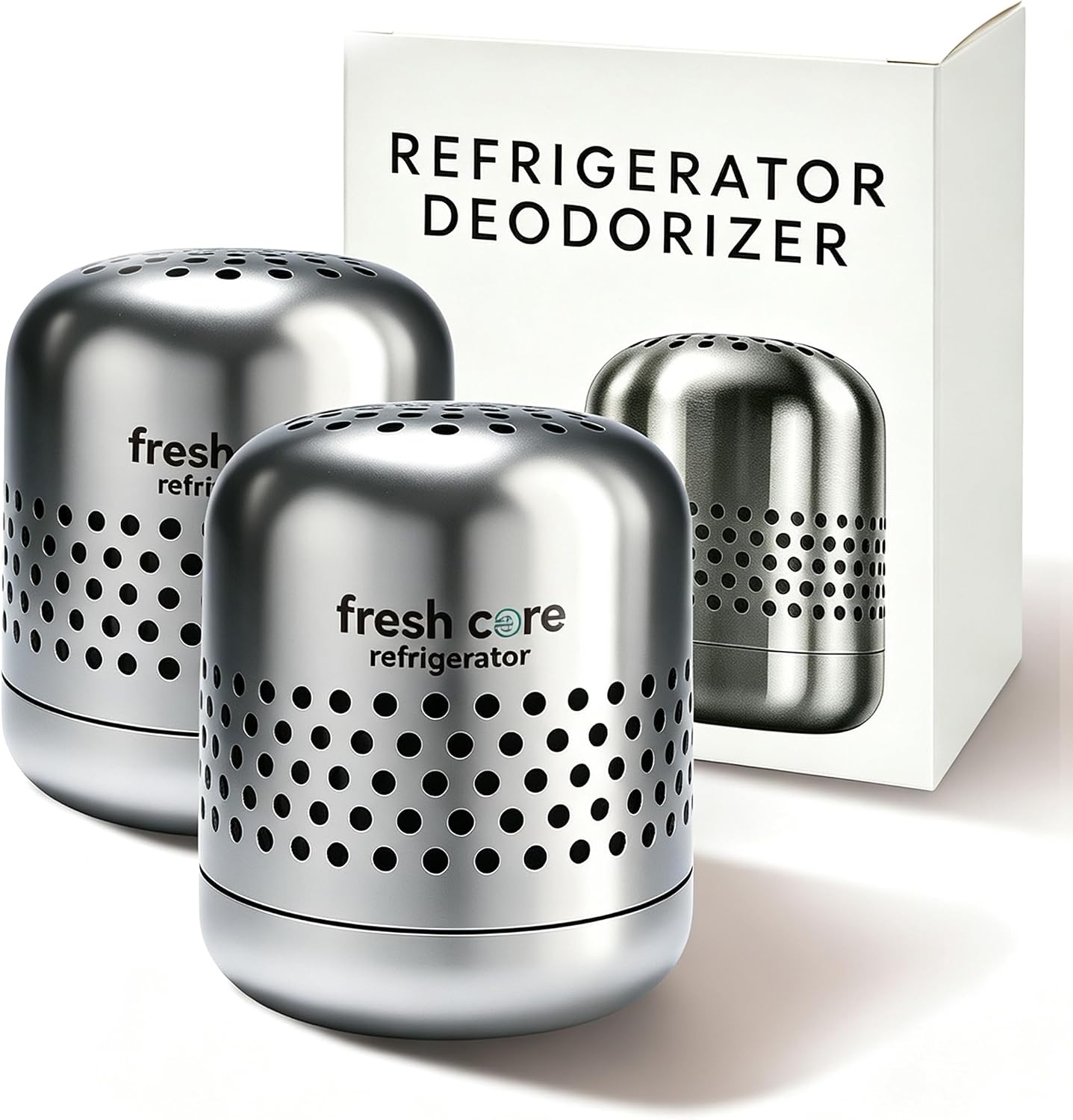 Deodorizer - Lasts up to 10 Years Fridge Deodorizer, Nano-Catalyst Technology, Sus 304 Stainless Steel, Long-Lasting Odor Eliminator for Fridge, Car(1pcs, one size)