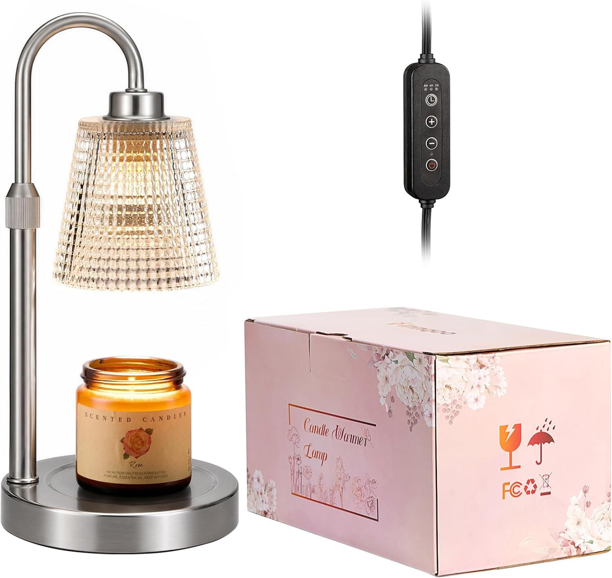 Candle Warmer Lamp with Timer Home Decor Birthday Gifts for Women