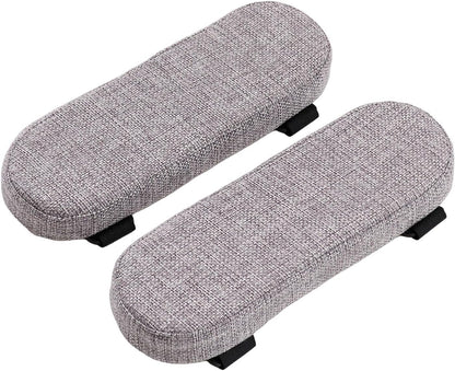 Office Chair Armrest Pad Elbow Cushion Thick Removable Cover Desk Chair Armrest Cushion Arm Padding for Recliners Sofa Home, Beige