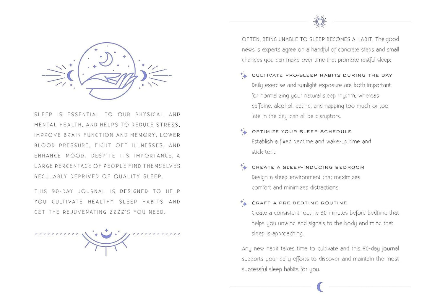 Sleep: A Day and Night Reflection Journal (Guided Journal For Women, Sleep Tracker, Gift for Mom) (Inner World)