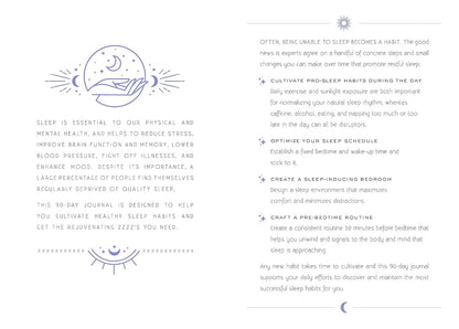Sleep: A Day and Night Reflection Journal (Guided Journal For Women, Sleep Tracker, Gift for Mom) (Inner World)