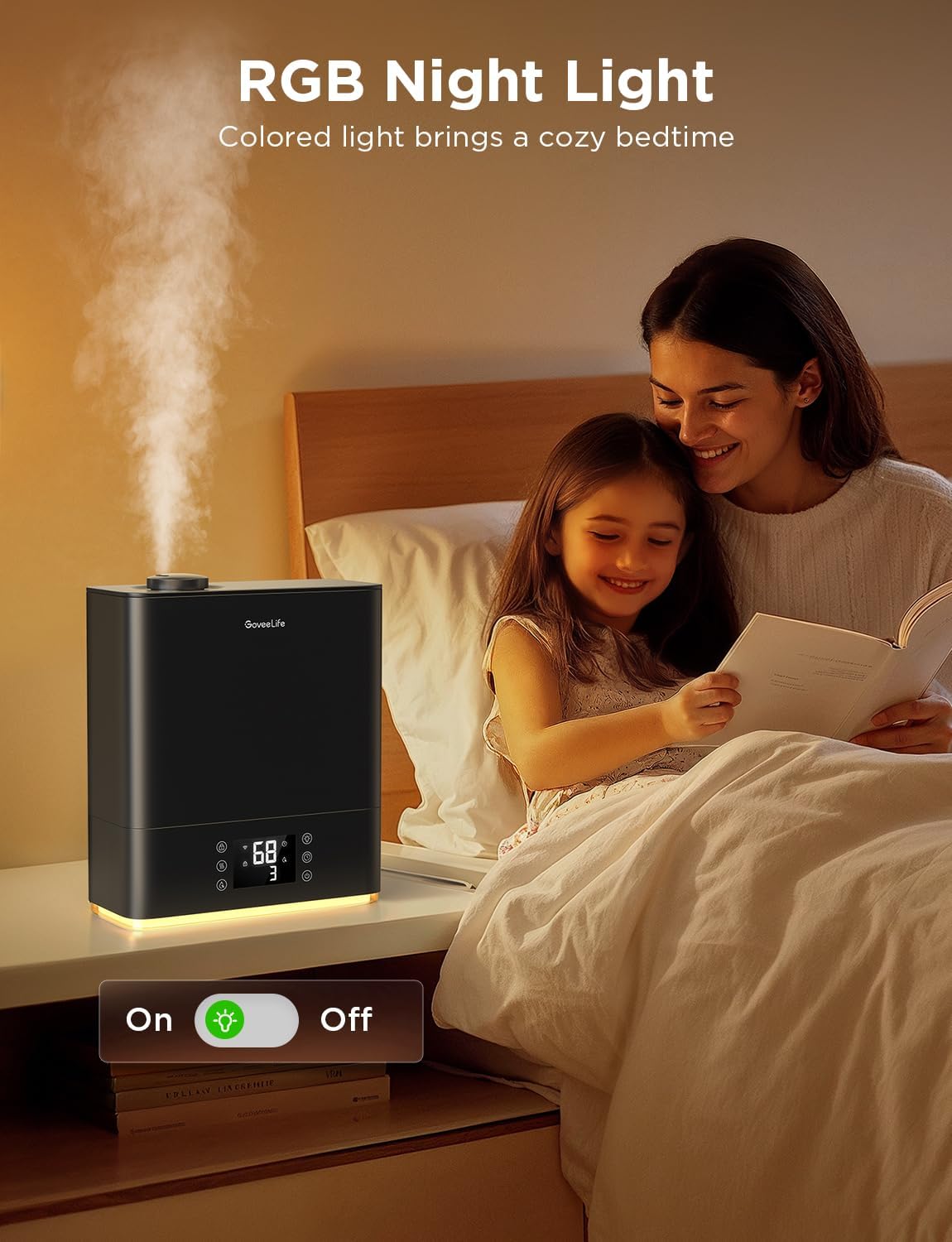 GoveeLife Smart Humidifiers for Bedroom Large Room, 6L Top Fill Humidifier