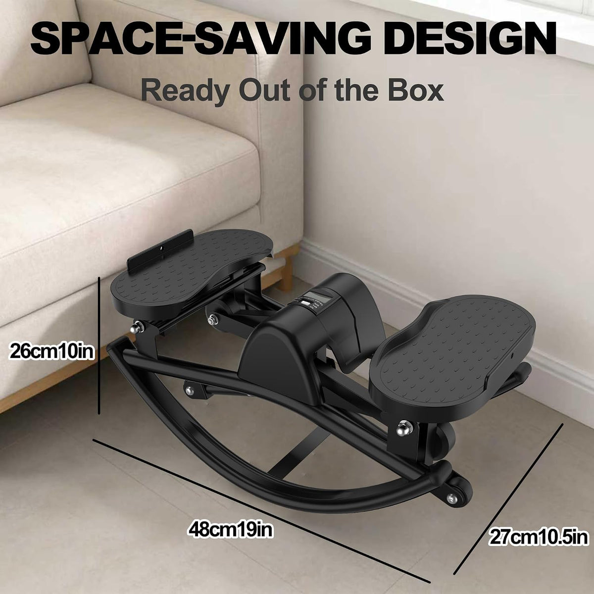 KINMAC Rocking Stepper for Exercise at Home-Rock Stepper Side to Side