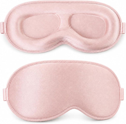 3D Contoured Zero Pressure Blackout Sleep Mask for Side Sleepers