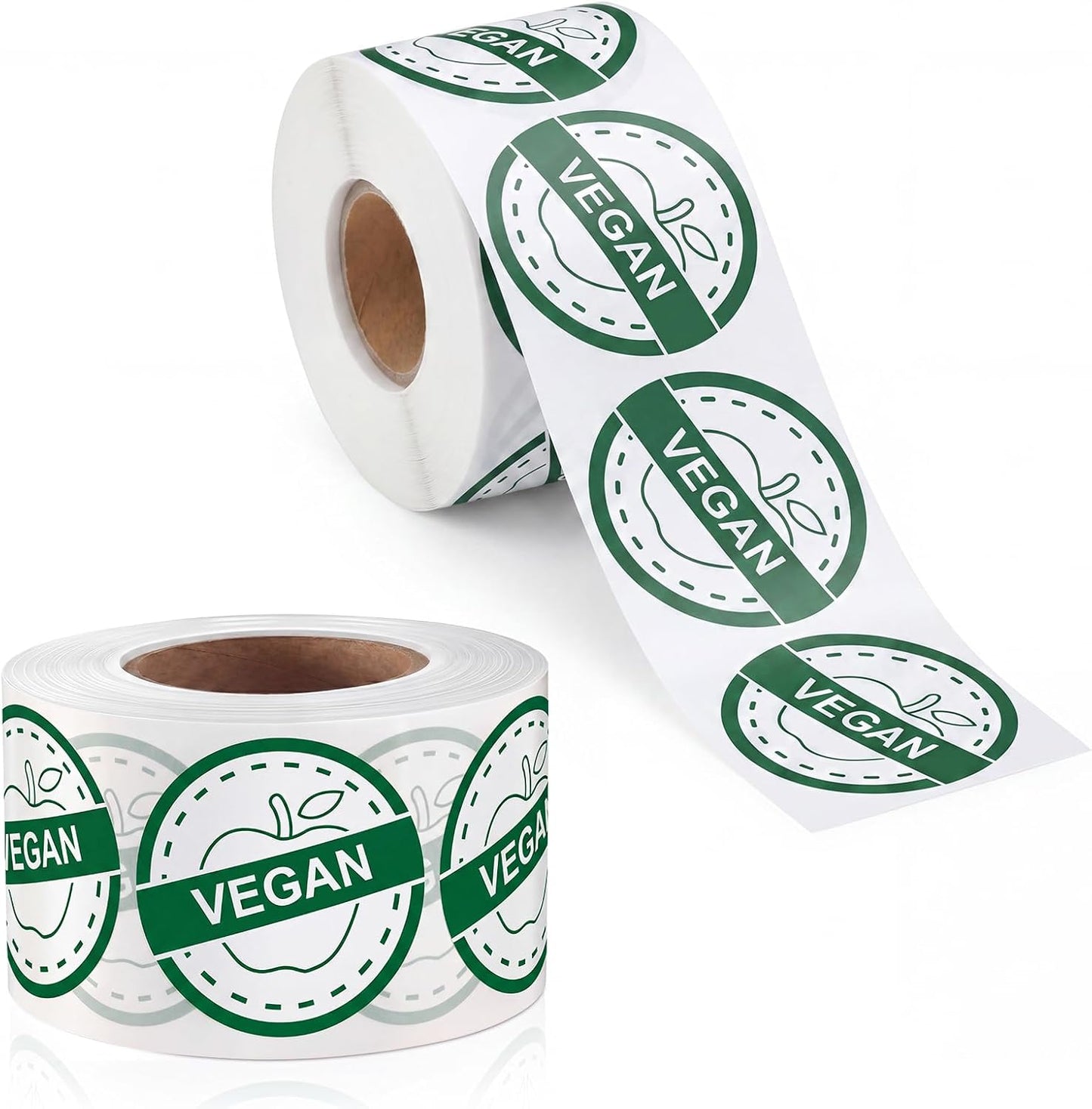 1000 PCS Gluten Free Stickers Bulk - 1.25 Inch Round Circle Gluten Free Rotation Dots Labels with Self Adhesive for Restaurants, Home Kitchen & Food Packaging, 2 Rolls(500 PCS Per Roll)