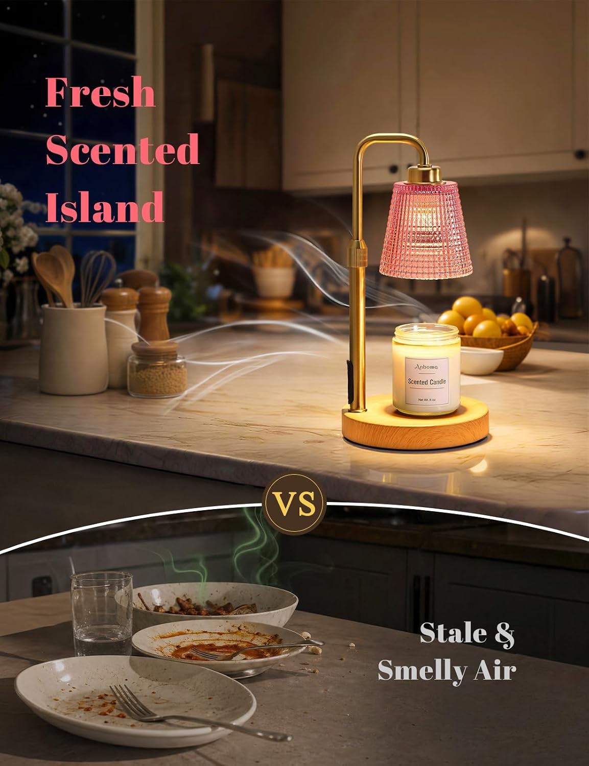 Candle Warmer Lamp with Timer, Birthday Gifts for Women, Ideal Fall Decor