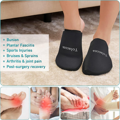 Foot Toes Ice Pack with Forefoot Gel Ice Pack Cold & Hot Therapy, 1 Pair