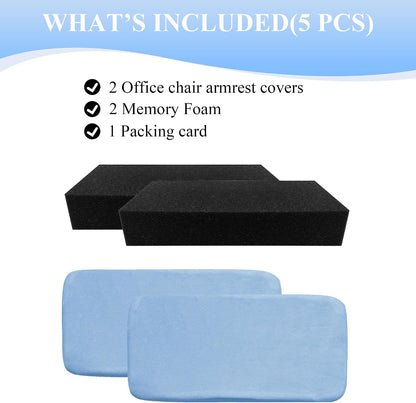 SPRING SEAON Office Chair Arm Pads Desk Chair Arm Covers Soft Elbow Cushion