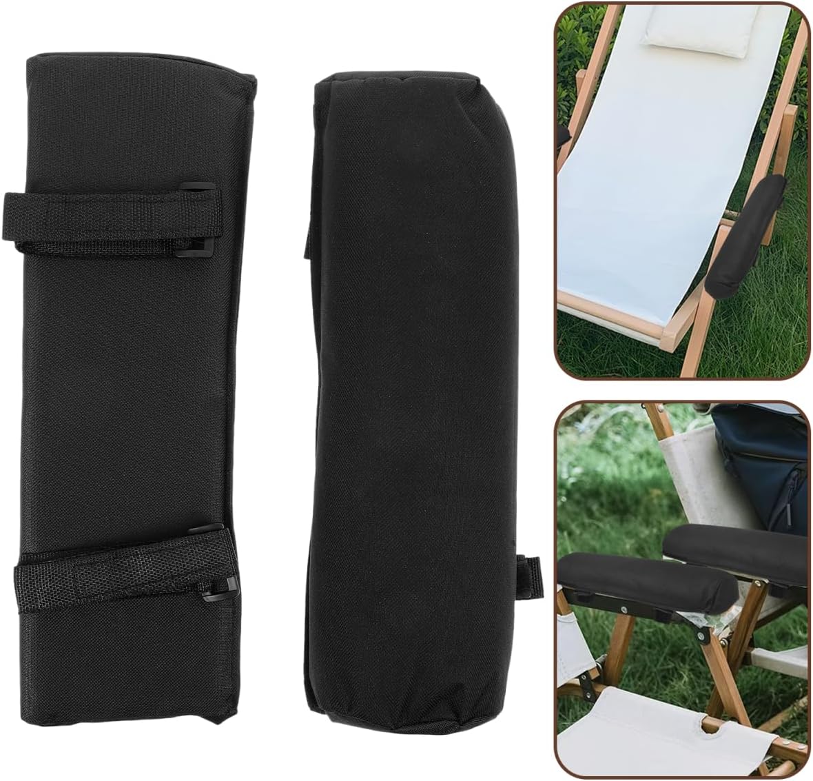 Foldable Chairs Arm Rest Pad Recliner Replacement Cushion Adjustable Soft Armrest Covers for Office Outdoor Use Support for Pregnant Women Elderly Children 13.38X12.99X1.96In