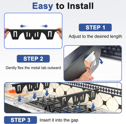 Stove Gap Covers Stainless Steel, Stove Gap Guard Between Stove and Counter